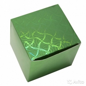 Подарочная коробка для кружки "Зеленая"